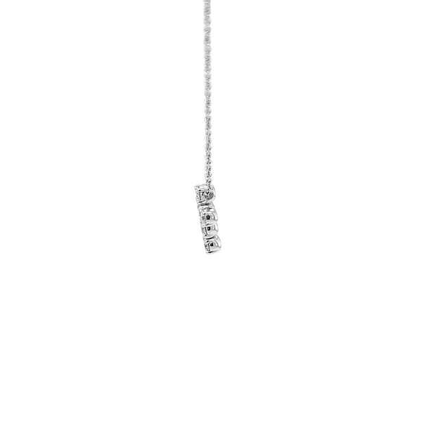 Gold Pendant Cross with Diamonds