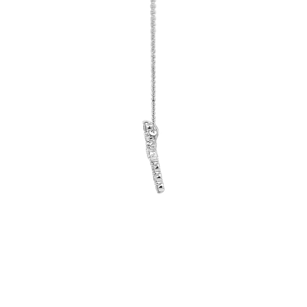 Gold Pendant Cross with Diamonds