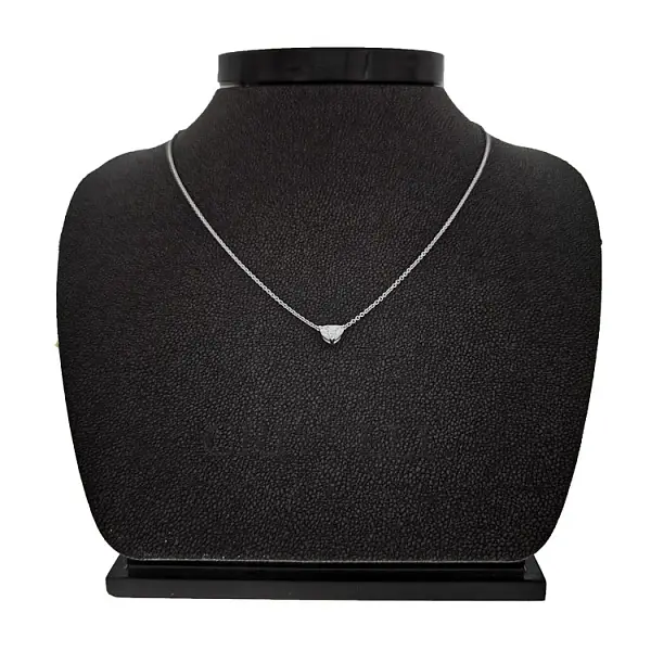 Gold Pendant Heart with Diamond