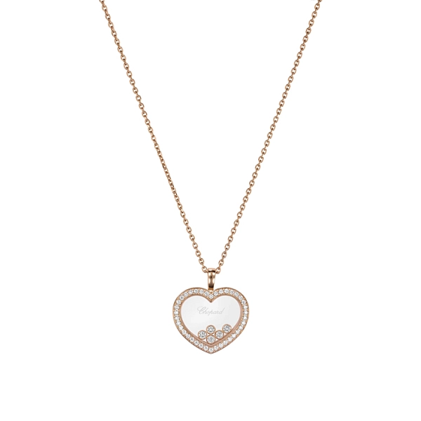 Gold Pendant Chopard Happy Diamonds 79A039-5201
