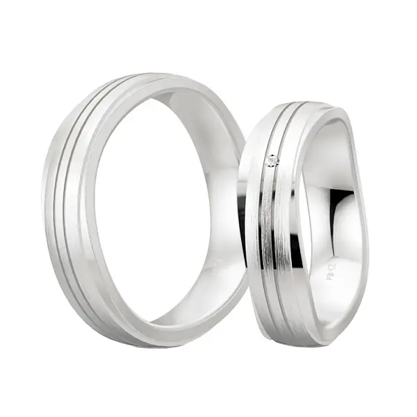 Silver with diamonds 48/08014 - 48/08013