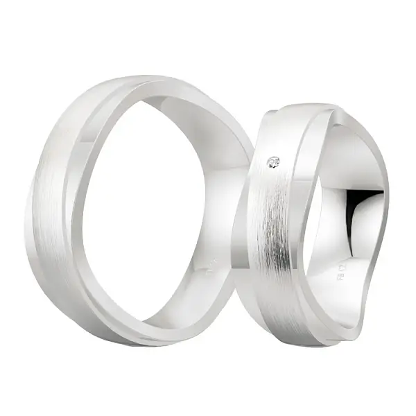 Silver with diamonds 48/08018 - 48/08017