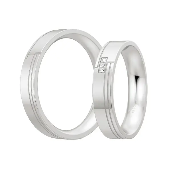 Silver with diamonds 48/08068 - 48/08067