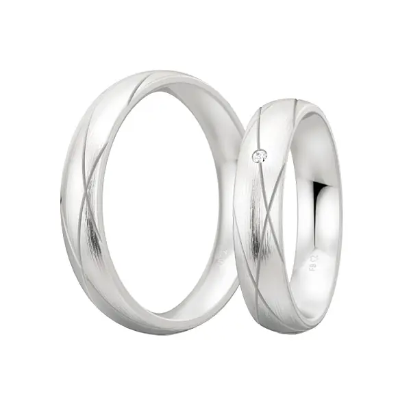 Silver with diamonds 48/08074 - 48/08073