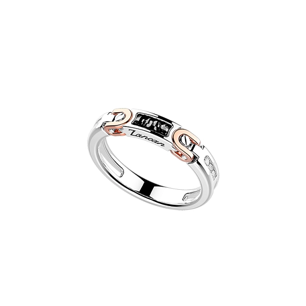 Gold Ring Zancan Black Magic Soft-1 EA374BR