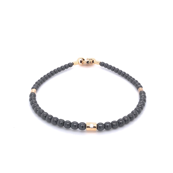 Gold Bracelet Baraka with Ceramics