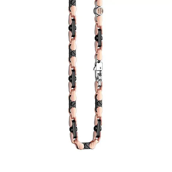 Gold Men's Chain with Ceramics