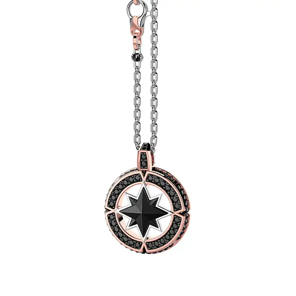 Gold Pendant Zancan EC915RB60