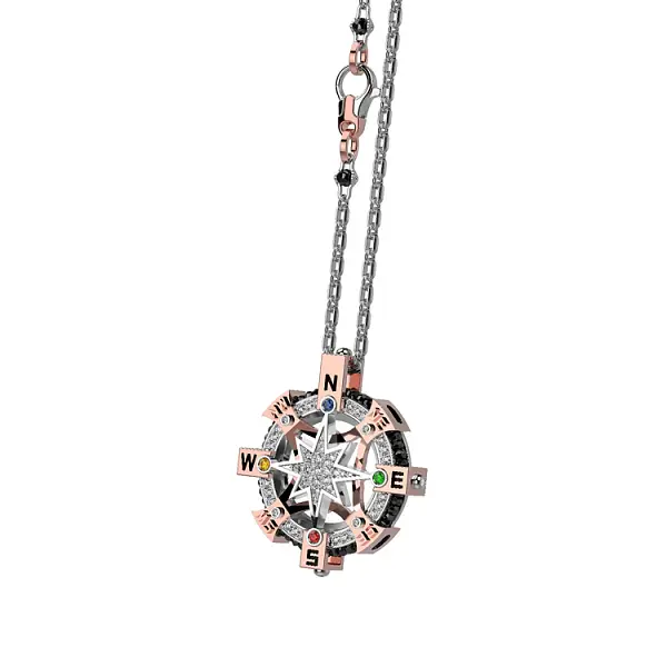 Gold Pendant Zancan EC514BR60