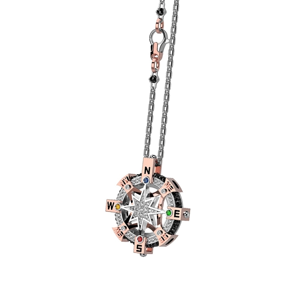 Gold Pendant Zancan EC514BR60