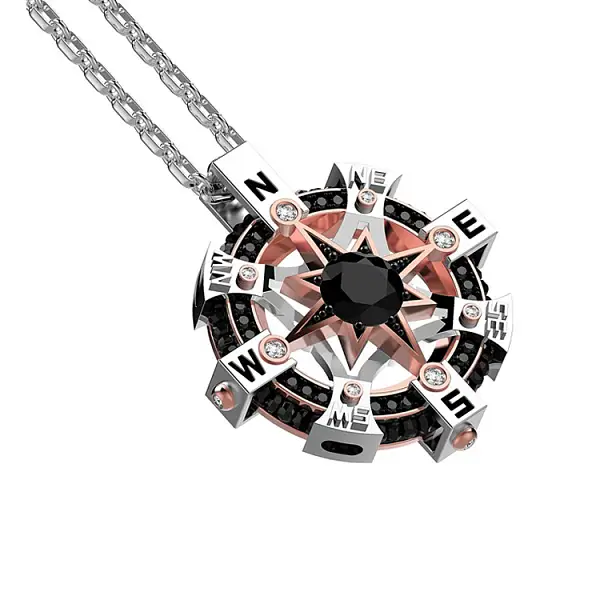 Gold Pendant Zancan EC616BR60