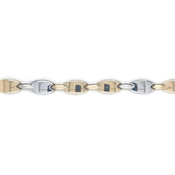 Ladies Bracelet made of Combination Gold