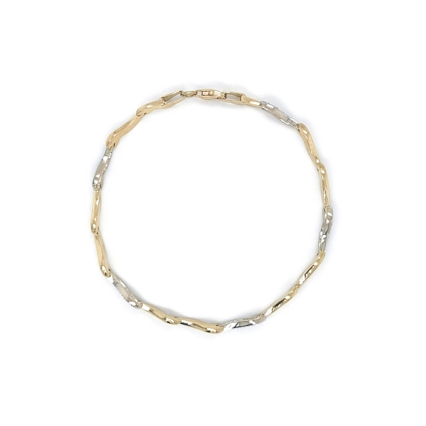 Bracelet made of Combined Gold with Zircones