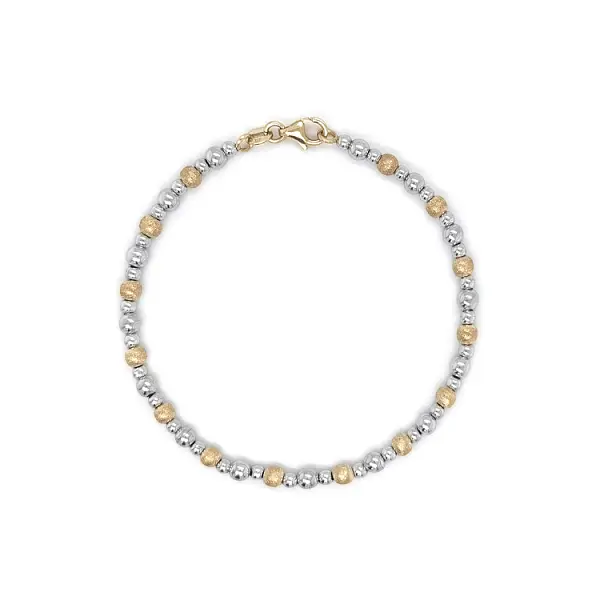 Ladies Bracelet made of Combination Gold