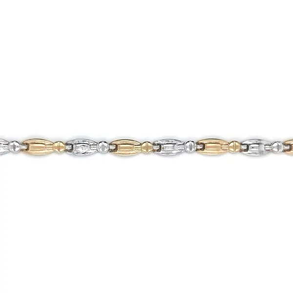 Ladies Bracelet made of Combination Gold