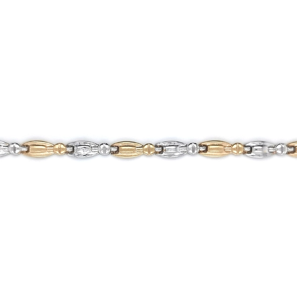 Ladies Bracelet made of Combination Gold