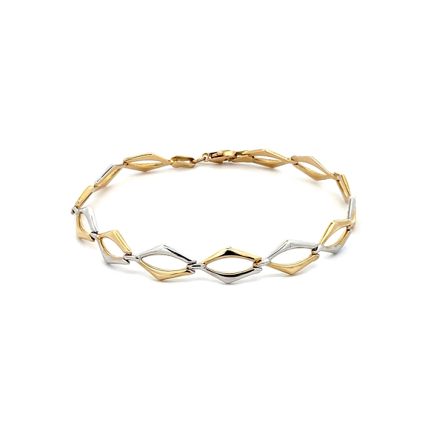 Gold Ladies Bracelet made of Combined Gold