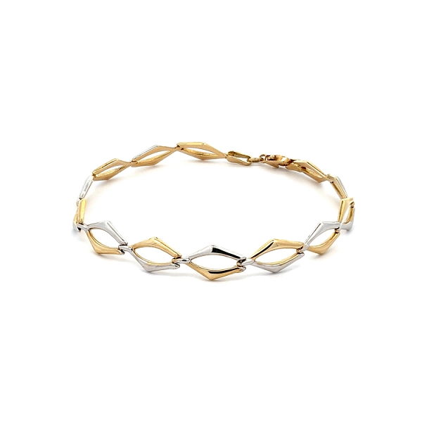 Gold Ladies Bracelet made of Combined Gold