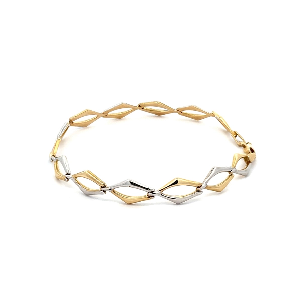 Gold Ladies Bracelet made of Combined Gold