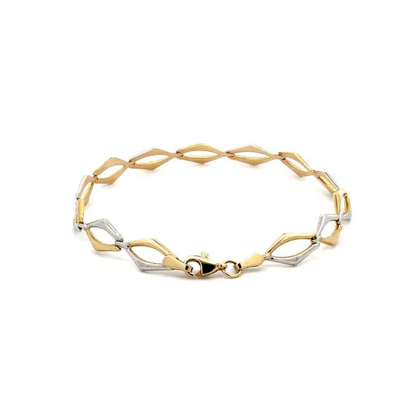 Gold Ladies Bracelet made of Combined Gold