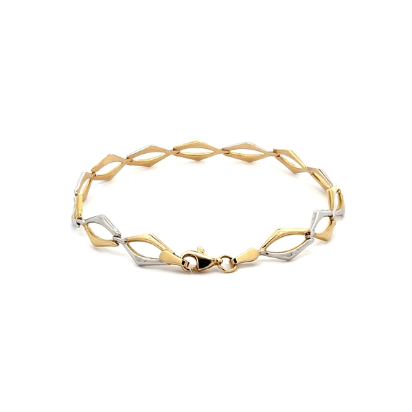 Gold Ladies Bracelet made of Combined Gold