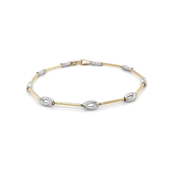 Gold Ladies Bracelet made of Colored Gold