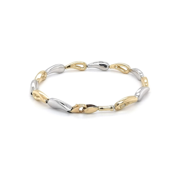Ladies Bracelet made of Combination Gold