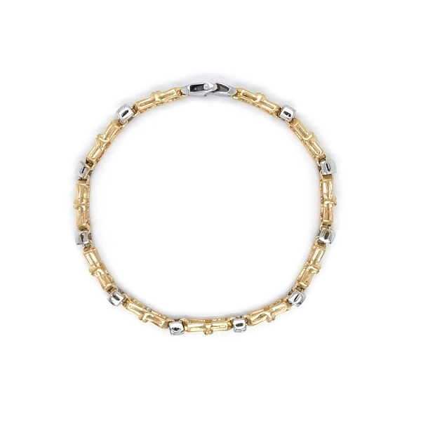 Gold Ladies Bracelet made of Combined Gold