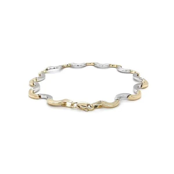 Ladies Bracelet made of Combination Gold