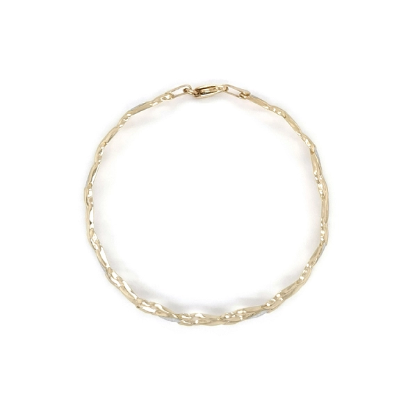 Gold Ladies Bracelet made of Combined Gold
