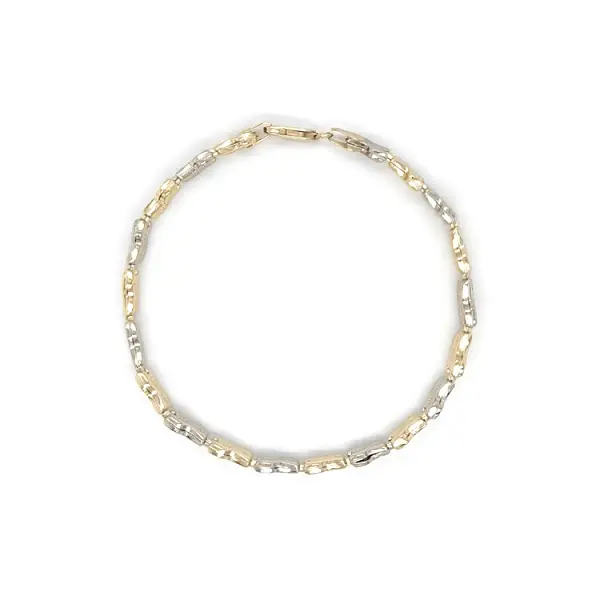 Gold Ladies Bracelet made of Combined Gold