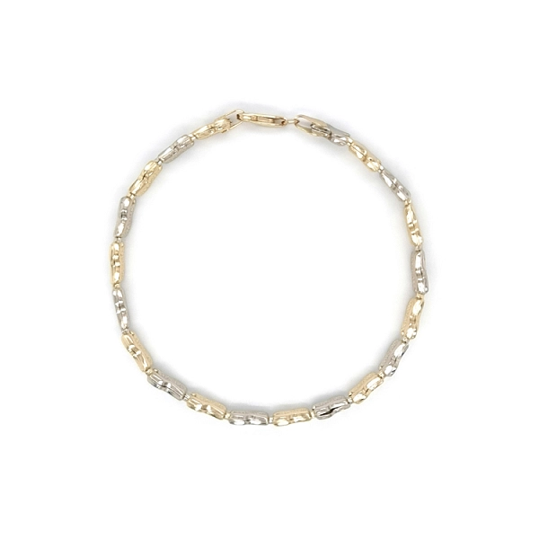 Gold Ladies Bracelet made of Combined Gold