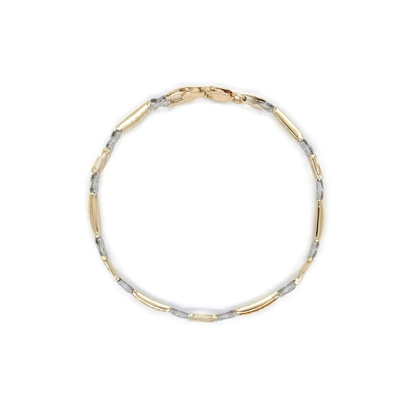 Gold Ladies Bracelet made of Combined Gold