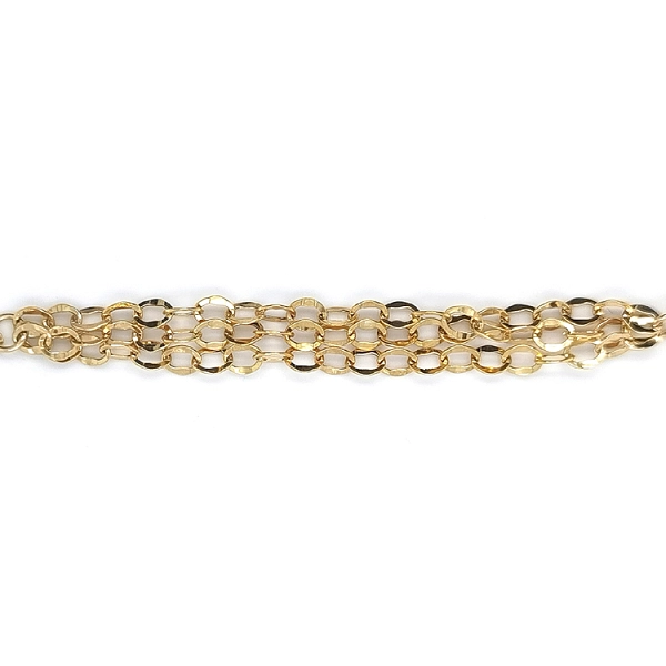 Gold Ladies Bracelet made of Combined Gold