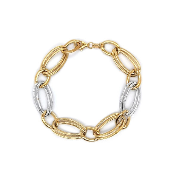 Gold Ladies Bracelet made of Combined Gold