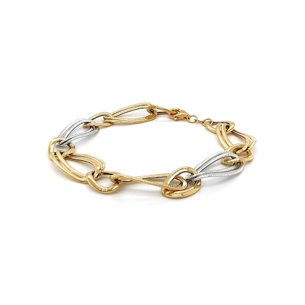 Gold Ladies Bracelet made of Combined Gold