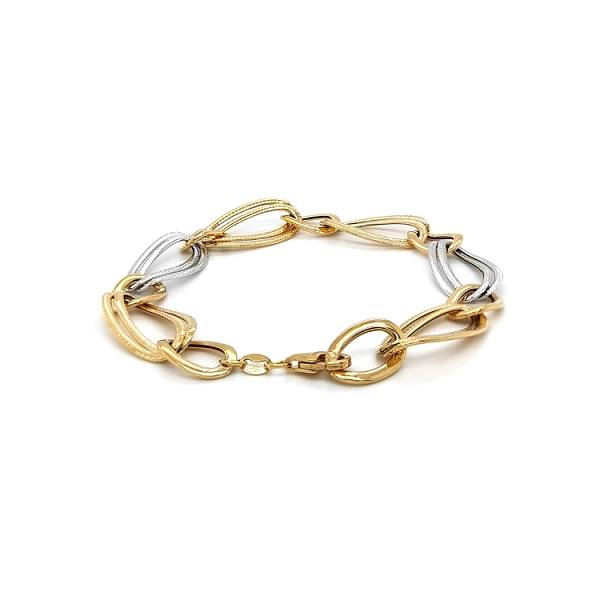 Gold Ladies Bracelet made of Combined Gold
