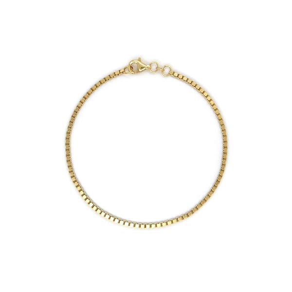 Gold Cube Bracelet - Cube
