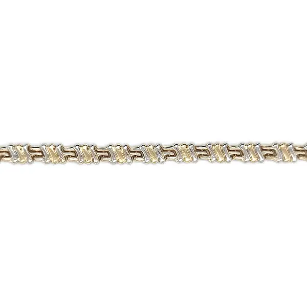 Gold Ladies Bracelet made of Combined Gold