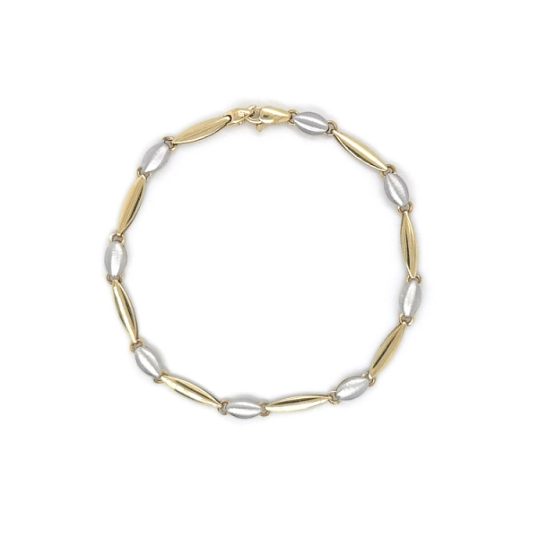 Gold Ladies Bracelet made of Combined Gold