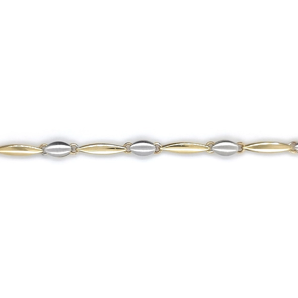 Gold Ladies Bracelet made of Combined Gold