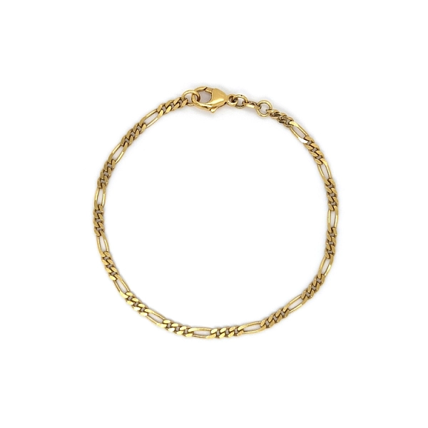 Gold Figaro Bracelet