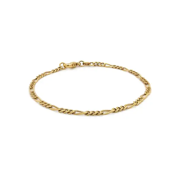 Gold Figaro Bracelet