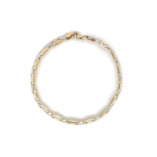 Gold Ladies Bracelet made of Combined Gold