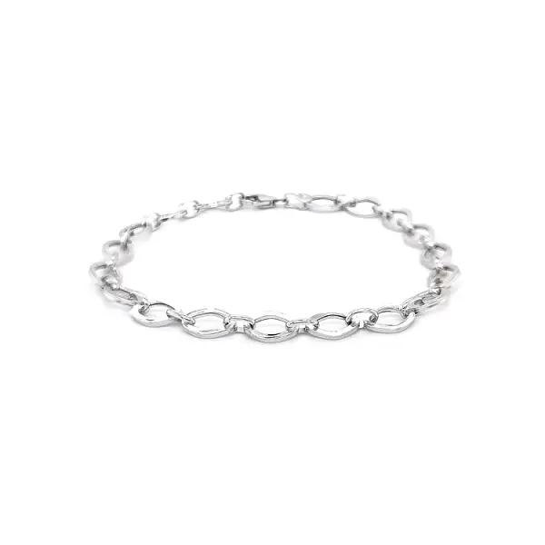 Ladies White Gold Bracelet