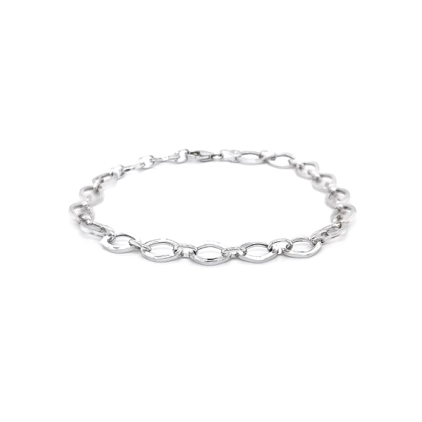 Ladies White Gold Bracelet
