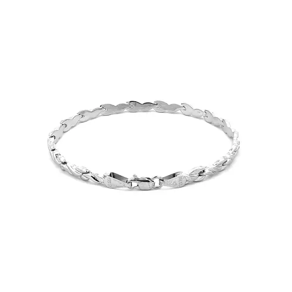 Ladies White Gold Bracelet