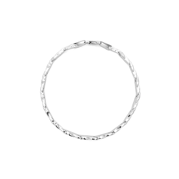 Ladies White Gold Bracelet