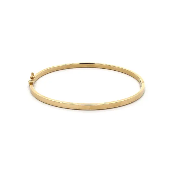 Gold Fixed Bracelet with Zircons