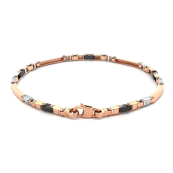 Bracelet with Ceramic Combination Gold